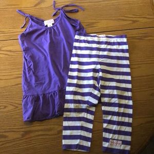 Girls Ruffle Girl Capri ruffle outfit size 12